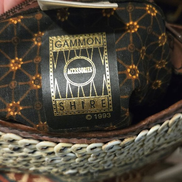 GAMMON SHIRE Genuine Leather Tribal Style Bucket Bag (Made in Indonesia) - Picture 4 of 10